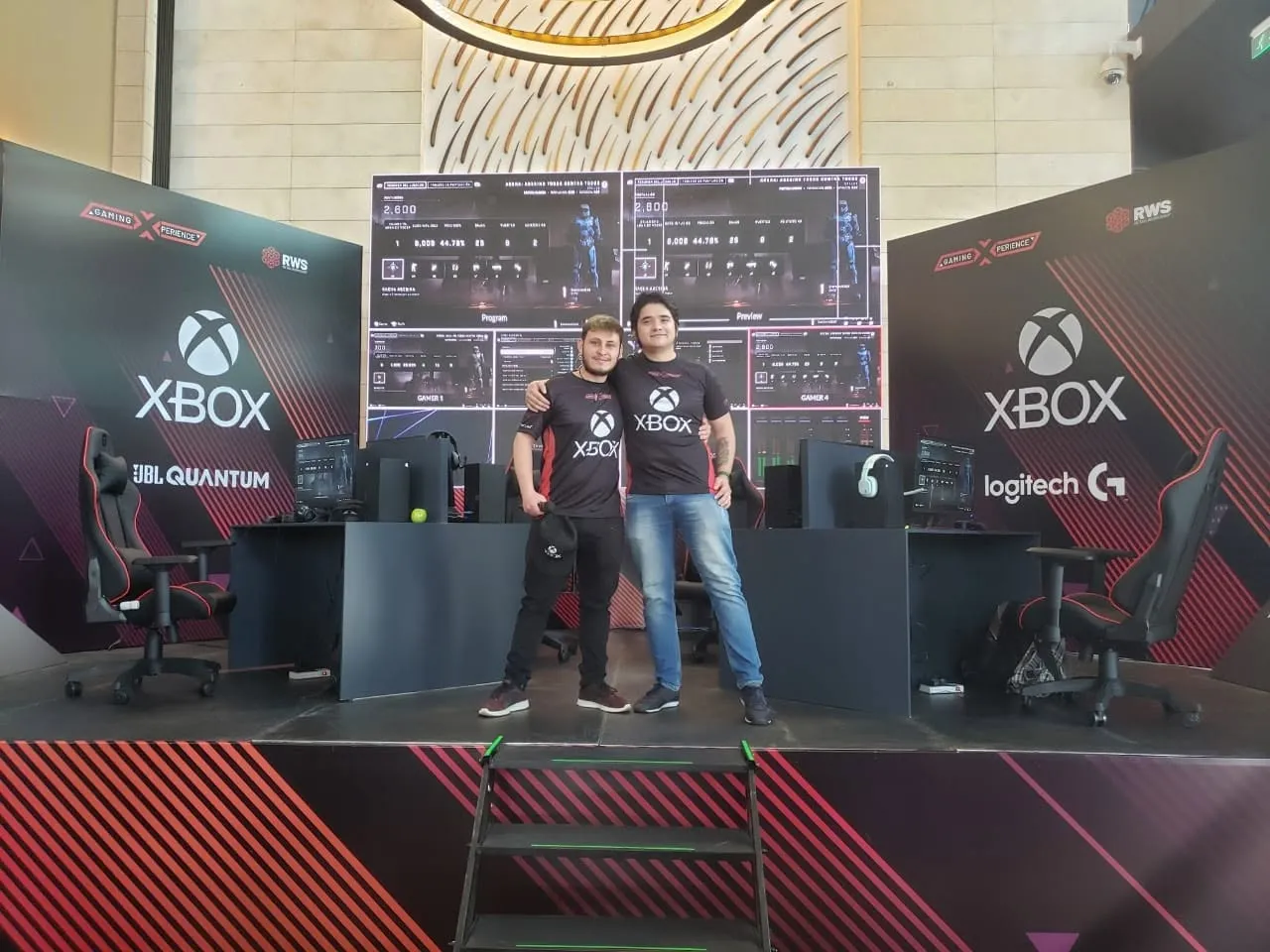 Foto durante el evento de Xbox